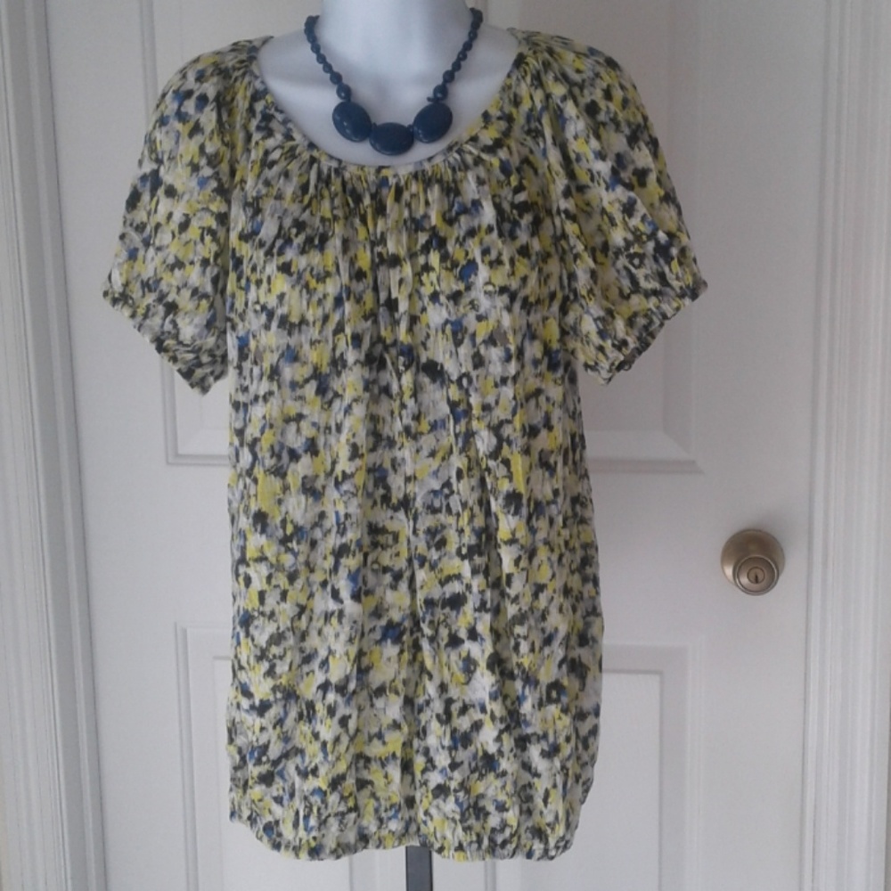 DAISY FUENTES BLOUSE SIZE L.